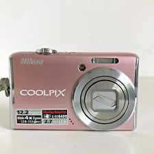 Cámara digital Nikon Coolpix S620 12 MP rosa cámara digital falta disparador segunda mano  Embacar hacia Mexico