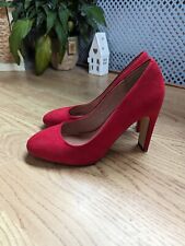 Red suede heels for sale  UK