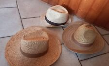 Lot chapeaux paille d'occasion  Craponne-sur-Arzon