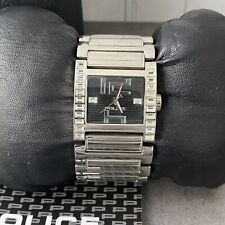 Police Womens Watch Elation 11748L Silver Steel Black Dial Crystal New Batt Box, used for sale  Shipping to South Africa
