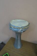 Vintage Darbuka Drum Aluminum 8" and 14" high for sale  Shipping to South Africa