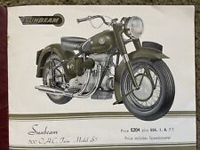 1949 sunbeam motorcycles for sale  COLCHESTER