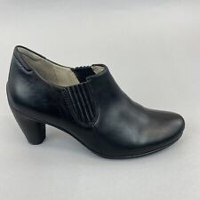 Ecco black leather for sale  LONDON