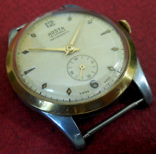 Relógio de pulso suíço vintage década de 1940 tamanho grande ROSTA 15 joias corrida comprar usado  Enviando para Brazil