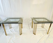 pair glass end tables for sale  San Antonio