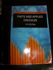Finite applied calculus for sale  Mountainside