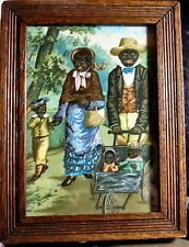 Used, Oak Framed Original Antique African American Lithographic Print Circa 1880 for sale  Shipping to South Africa