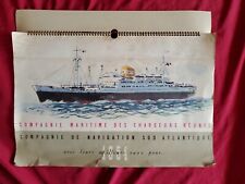 Ancien calendrier 1954 d'occasion  Saujon