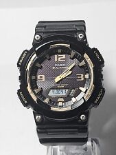 Relógio masculino CASIO Illuminator 5208 AQ-S810W tom alarme preto/dourado, usado comprar usado  Enviando para Brazil