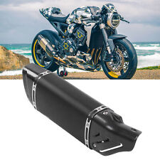 .51mm Universal Motorcycle Exhaust Pipe Carbon Fiber Exhaust Muffler Tailpipe, used for sale  Shipping to South Africa