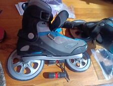 Used, LandRoller Terra 9 Inline Skates Angled Wheel Men's Size 10.5"Pre-owned  for sale  Shipping to South Africa