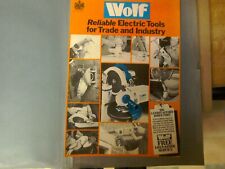 Wolf electric tools for sale  FAIRFORD