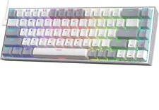 Redragon K631 Gery 65% Wired RGB Gaming Keyboard, 68 Keys Compact Mechanical for sale  Shipping to South Africa