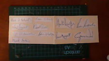 Hand signed cricket for sale  WINCANTON