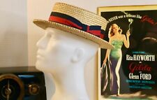 straw boater hat for sale  East Meadow