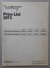 Wartburg knight price for sale  BOURNE