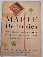 Maple delicacies cookbook for sale  Leesburg