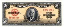 Caribe, Banco Nacional, 50 Pesos 1958, Pick 81b UNC segunda mano  Embacar hacia Mexico