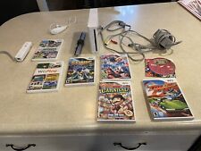 Nintendo Wii Console Bundle White W/ Games Sports Sonic Racing Shooting More for sale  Shipping to South Africa