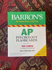 Barron psychology flashcards for sale  San Ramon