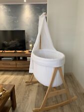 Wooden baby crib for sale  BICESTER