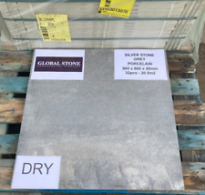 Grey Silver Porcelain Outdoor Tiles 800x800 20mm 32pcs 20.5m2 Patio Paving Slabs for sale  Shipping to South Africa