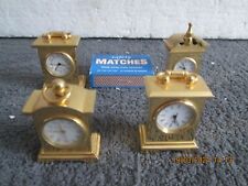 Miniature clocks metal for sale  POOLE