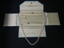Collar de hebra con broche de oro 14k con broche de oro Rio Pearl de 6,5 mm 28" con bolsa segunda mano  Embacar hacia Argentina