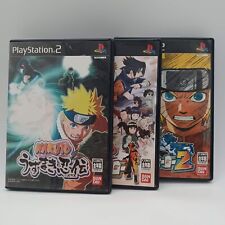 Sony Playstation 2 PS2 Lote de 3 Todos os Jogos NARUTO Japão Importado NTSC-J Testado comprar usado  Enviando para Brazil