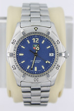 Tag Heuer 2000 WK1113.BA0311 relógio masculino azul profissional prata esporte mergulho 8", usado comprar usado  Enviando para Brazil