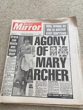 Daily mirror newspaper for sale  SKEGNESS