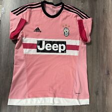 Camiseta deportiva auténtica original de fútbol Adidas Juventus Away rosa 2015/16 Drake, usado segunda mano  Embacar hacia Argentina