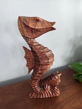 Wooden carved seahorse for sale  Shelbyville