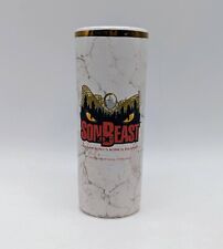 Rare Son Of Beast Tall Gold Gilded Shot Glass 2000 Kings Island Roller Coaster  for sale  Shipping to South Africa