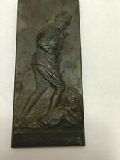 Bronze ingot plaque for sale  Clarksboro