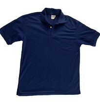 Usado, Camisa polo masculina slim fit azul escuro vintage casual tricô por Stedman XL 42-44 comprar usado  Enviando para Brazil