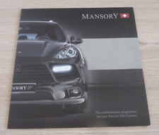 Brochure automobile mansory d'occasion  Libourne