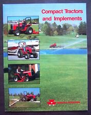 Massey Ferguson Compact Tractors and Implements Dealer Sales Brochure for sale  Canada
