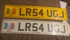 Licence plates italian for sale  LONDON