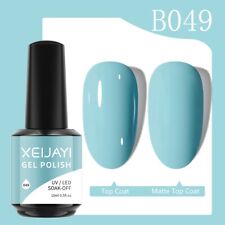 XEIJAYI 15ml Solid Color UV Gel Nail Polish Soak off UV/LED Nail Gel Polish B049 for sale  Shipping to South Africa