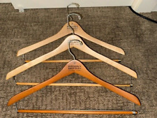 Used, 3 Brooks Brothers Brown Wooden Suit Sport Coat Blazer Jacket Pant Closet Hangers for sale  Shipping to South Africa