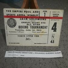 Boxing ticket howard for sale  WARWICK