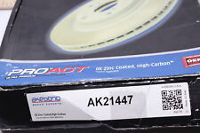 Rotor de disco de freno Akebono Pro-Act recubierto de zinc alto carbono AK21228 segunda mano  Embacar hacia Argentina