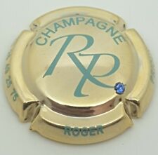 Capsule de champagne Roger Prioux Plaqué Or strass bleu. TO, occasion d'occasion  Épernay