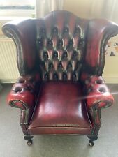 oxblood chesterfield chair for sale  LONDON