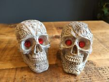 Pair gothic skulls for sale  CANTERBURY