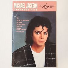 Michael Jackson Greatest Hits Teclado Fácil ABC Música Partituras VTG Livro 64 pg comprar usado  Enviando para Brazil