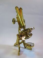 Microscópio binocular antigo Swift & Son de latão. comprar usado  Enviando para Brazil