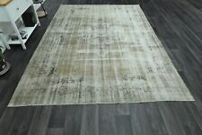 8.2x11.8 ft, FADED DISTRESSED RUG, Shabby Chic Decor, Oriental Rug, Turkish Rug, used for sale  Shipping to South Africa