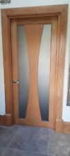 glazed internal oak door for sale  DONCASTER